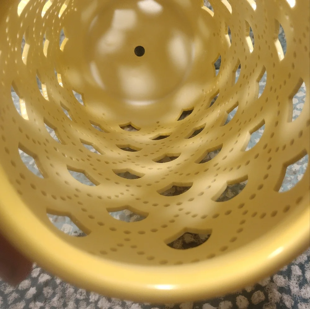 Yellow Ceramic Vase/Lantern